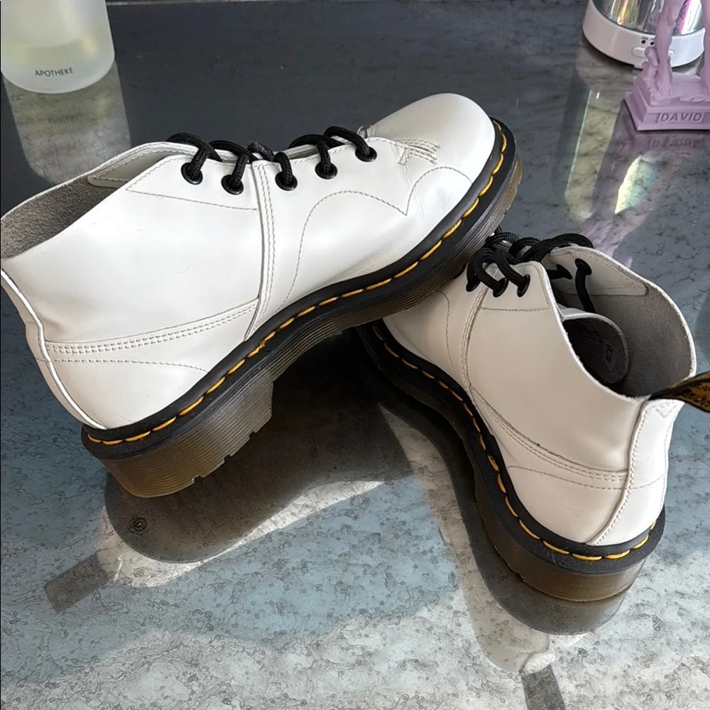 Dr. Martens White Church Boots - Picture 2 of 4